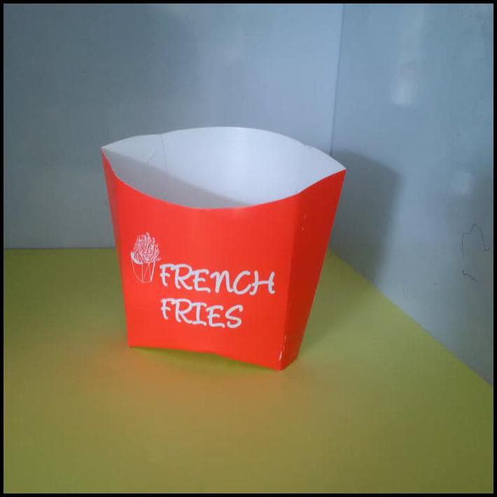 

Hot - Box French Fries Kecil / Dus French Fries Kecil / Dus Kentang Goreng