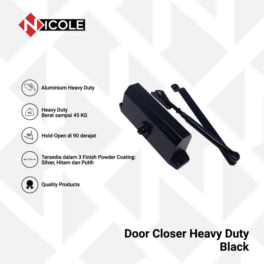 Penutup Pintu Otomatis / Door Closer Hold Open HO Heavy Duty