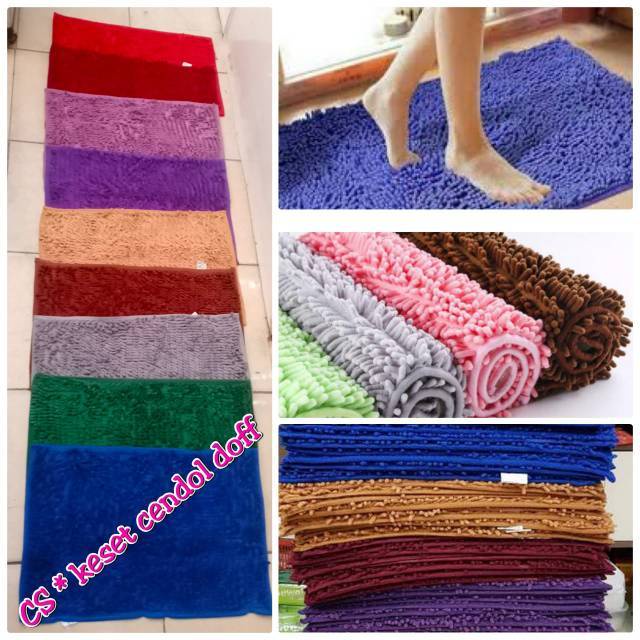 [DGB] KESET CENDOL MICROFIBER WARNA MICRO MIKRO FIBER MIKROFIBER ANTI SLIP PREMIUM 40X60CM 40 X 60 CM