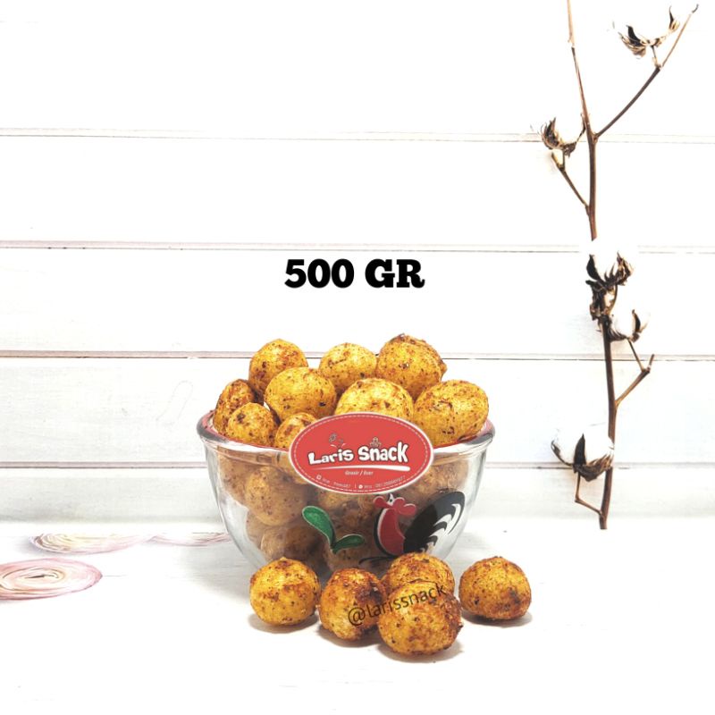 

Snack Cimol Goreng Pedas Gurih Kiloan 500 Gram