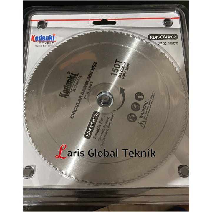 Circular saw blade HSS 7" x 150T