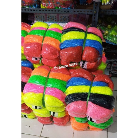 (250 gr) KARET ANAK WARNA WARNI KARET ANAK JEPANG KARET RAMBUT ANAK WARNA WARNI MURAH