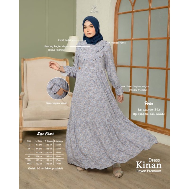 Kinan Dress by Arrafi