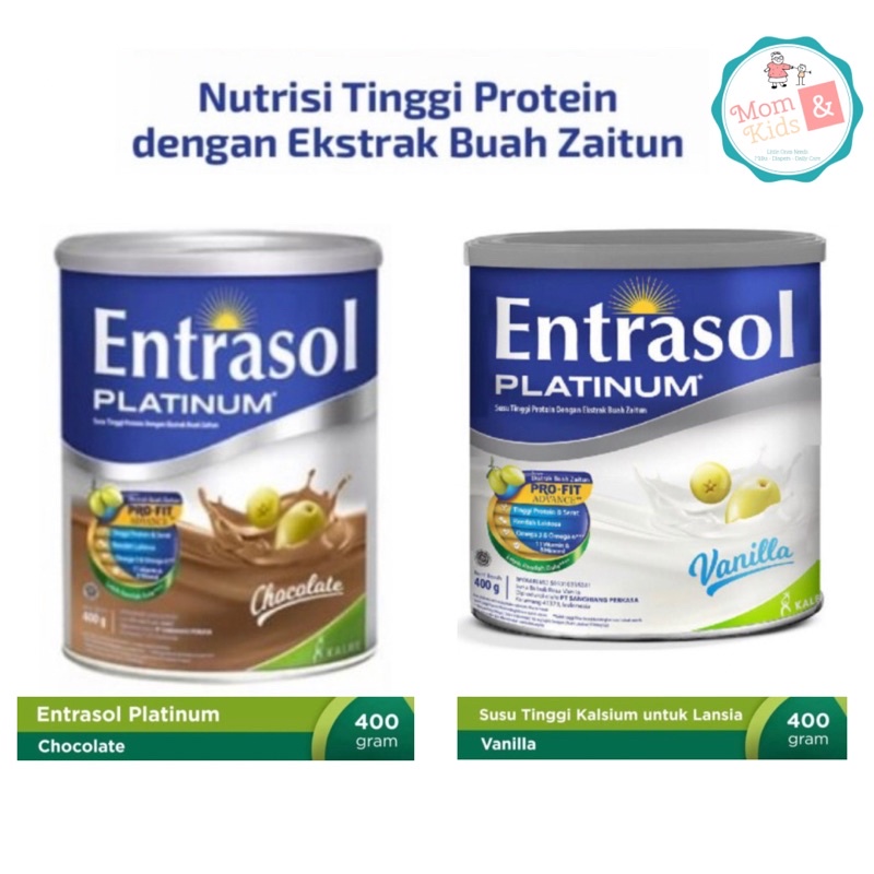 Entrasol Platinum Vanila / Coklat  400 gr