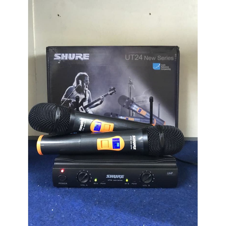 Bless Audio   Shure UT 24 New Series Microphone Wireless 2 Mic