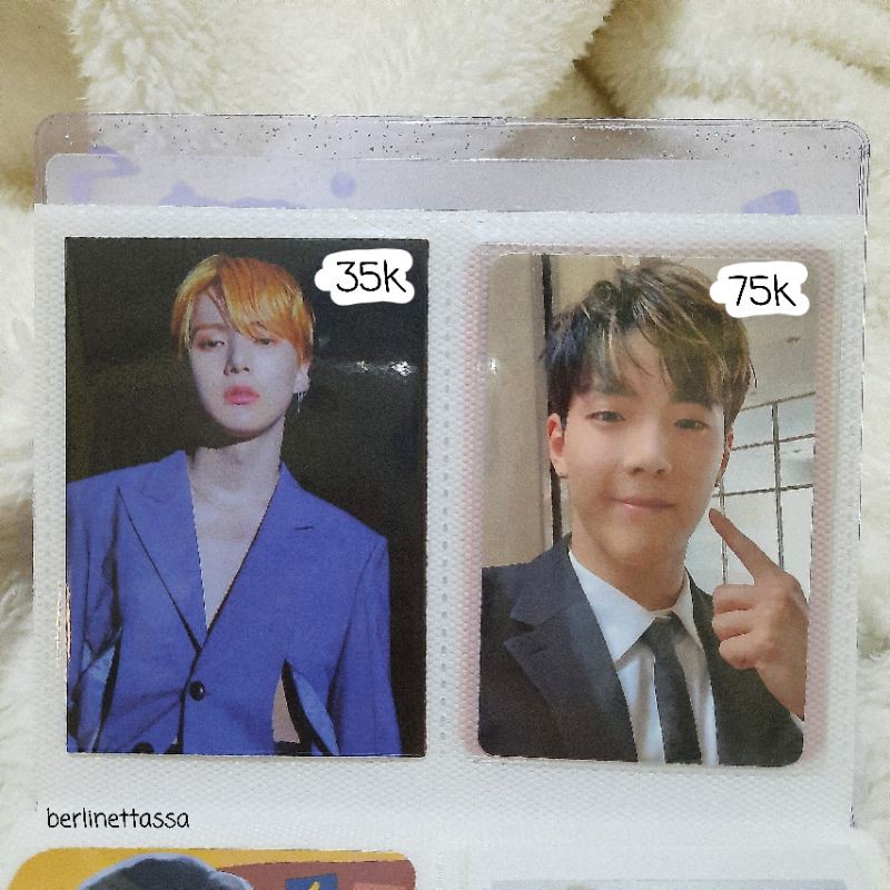MONSTA X FATAL LOVE PC (PHOTOCARD) MESSAGE MINHYUK BENEFIT KTOWN SHOWNU