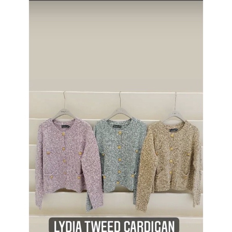 BENANG JARUM | Lydia tweed cardigan