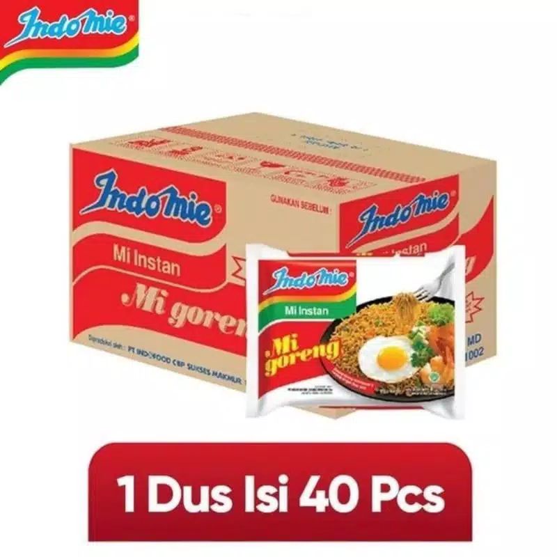 

INDOMIE GORENG SPECIAL 1 DUS ISI 40 PCS MI GORENG PER KARTON MIE INSTAN ALL VARIAN MIE GORENG ACEH