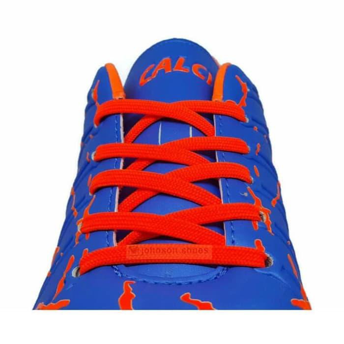 SEPATU BOLA CALCI MAGMA SC S.BLUE/ORANGE FULL ORIGINAL
