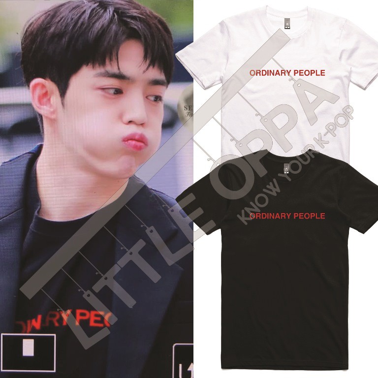 IDOL FASHION SEVENTEEN SCOUP ORDINARY PEOPLE T-SHIRT