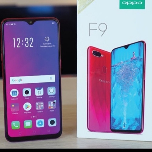 OPPO F9 HP RAM 6/128GB GARANSI TOKO 1 TAHUN_ORIGINAL BARU HANDPHONE Dengan 6.3inches Ukuran layar De