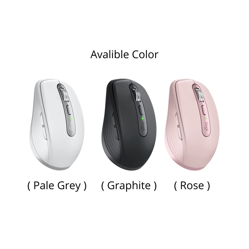 Logitech MX Anywhere 3 Mouse Wireless - Garansi Resmi 1 Tahun