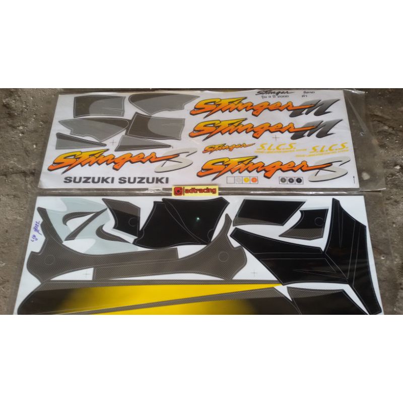 striping suzuki stinger satria 2tak