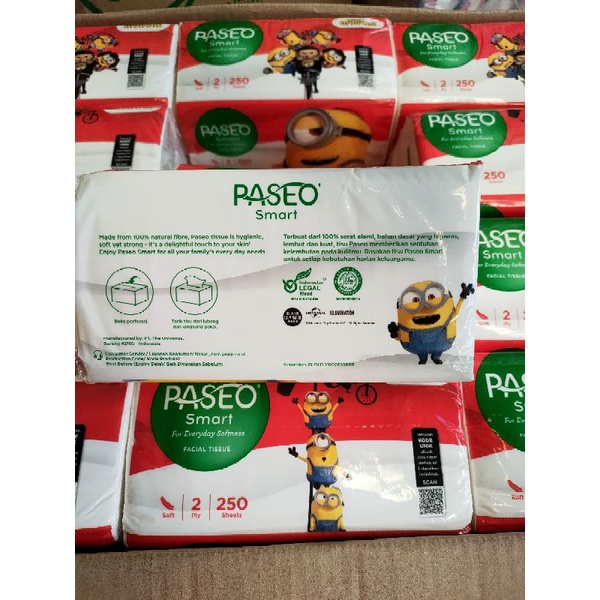 tisu tissue paseo smart 250sheet 2ply