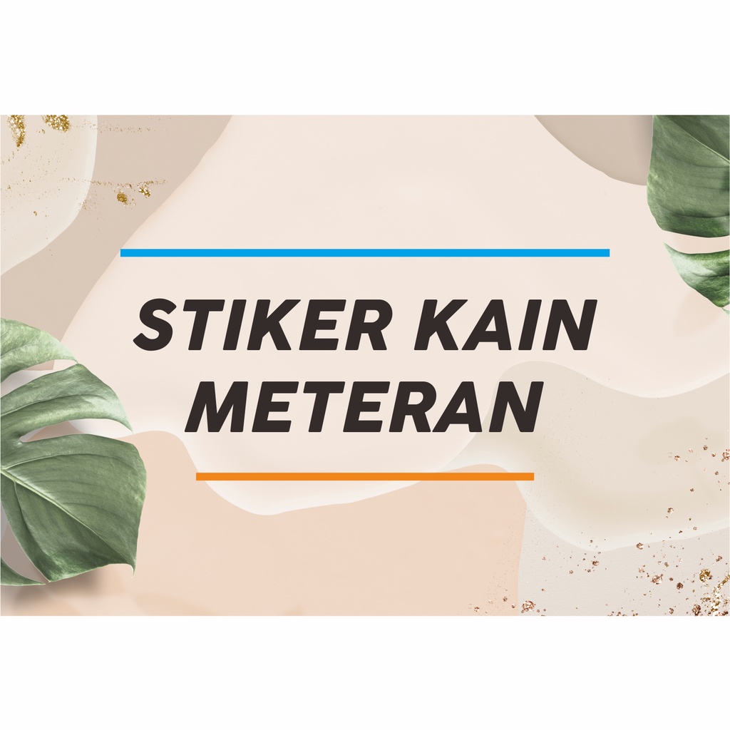 

Stiker Kain METERAN - Bluestiker