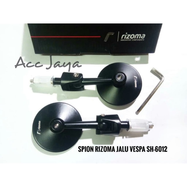 Spion Jalu Lipat Vespa - Spion Jalu Lipat Putar Minimalis RIZOMa Aerox Nmax PCX Lexi Vespa Genio DLL