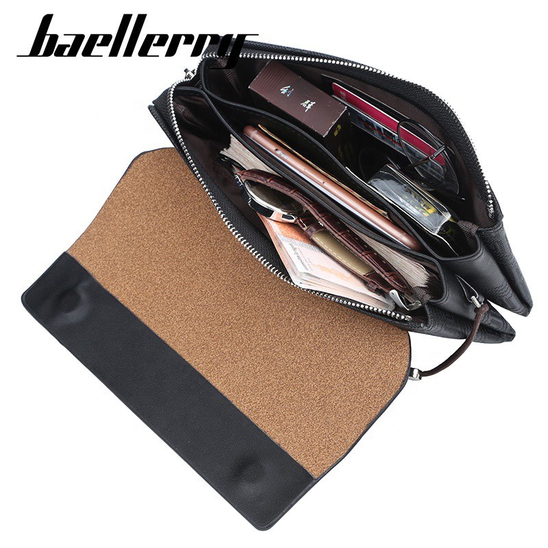 BAELLERRY N1921 Clutch Pria Bahan Kulit PU Leather Premium WATCHKITE WKOS