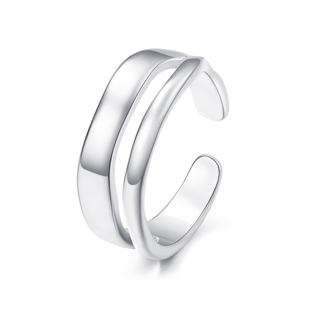 Cincin Model Gelombang Gaya hipster Minimalis Eropa Amerika Jepang Dan Korea