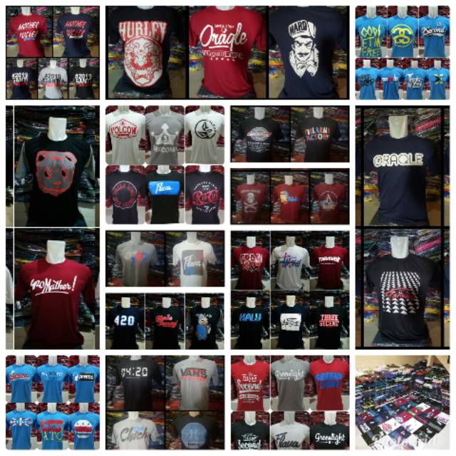 READY KAOS DISTRO PAKET USAHA 10 KAOS 300 RIBUGROSIR Kaos Distro Surfing BM ORI PREMIUM Simple