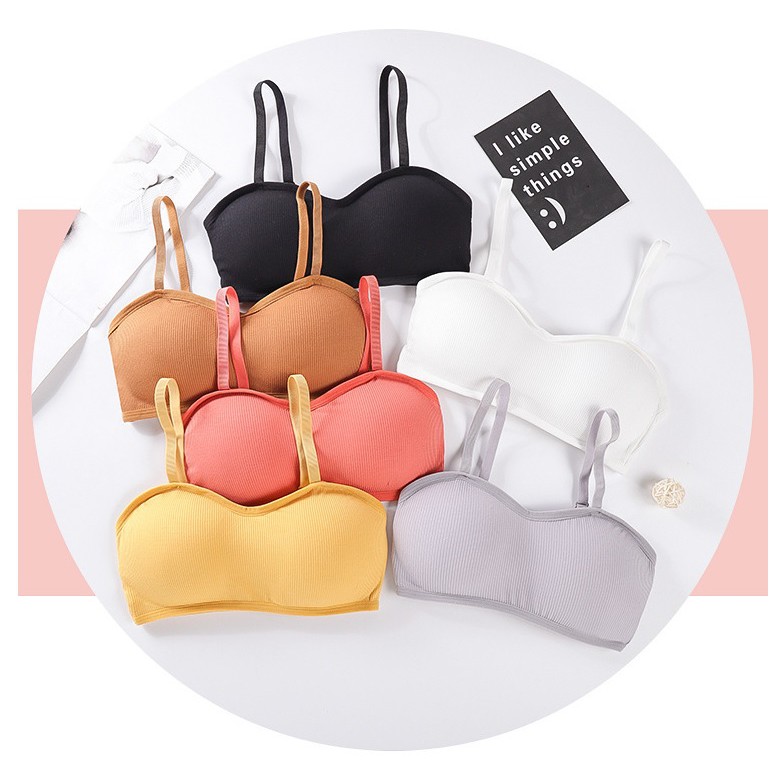 BH Bra Wanita Tanpa Kawat Pakaian Dalam bralette Push Up kutang cewe sport bra BH03