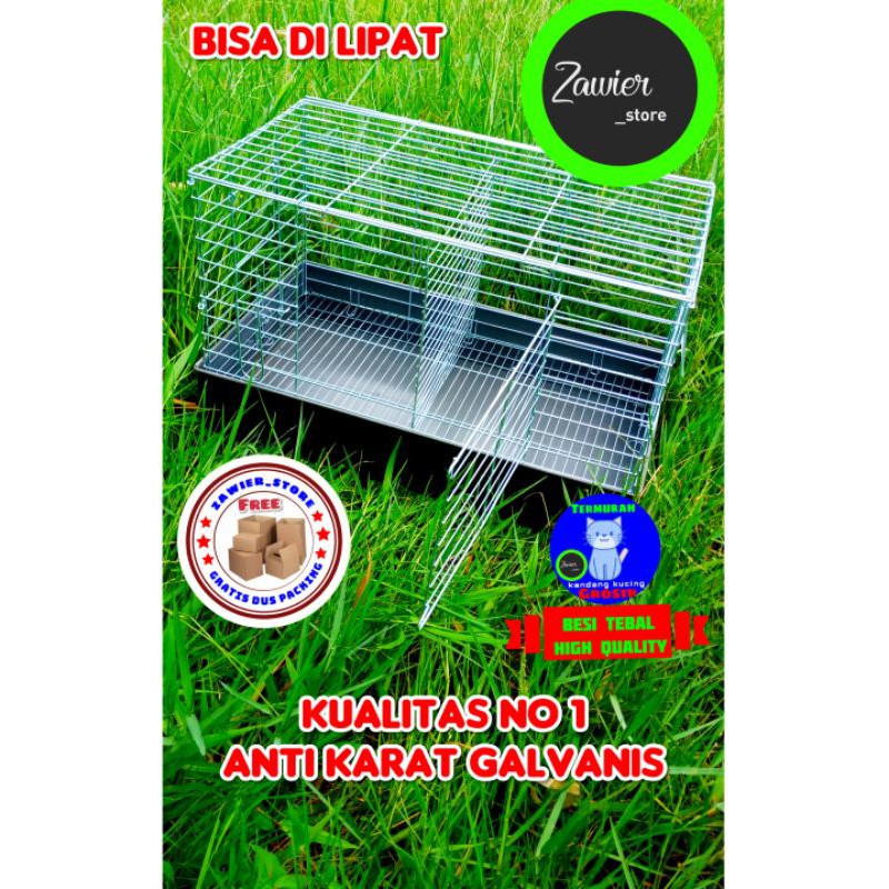 KANDANG KUCING.KELINCI.ANJING BESI LIPAT (KHUSUS GOSEND)-7