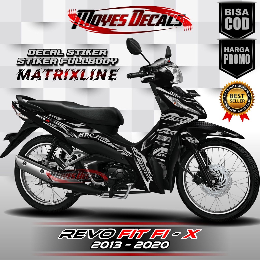 decal revo x motif corak silver stiker decal motor revo x decal revo x stiker revo x decal motor hon