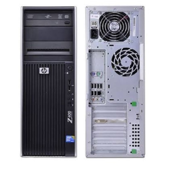 Hp workstation Z400 cocok buat server ram 16gb ssd 240gb hdd 500gb nvidia quadro 2000