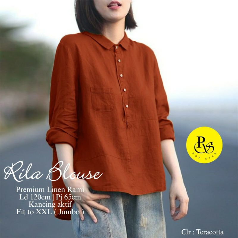 RILA BLOUSE BAJU WANITA TERBARU