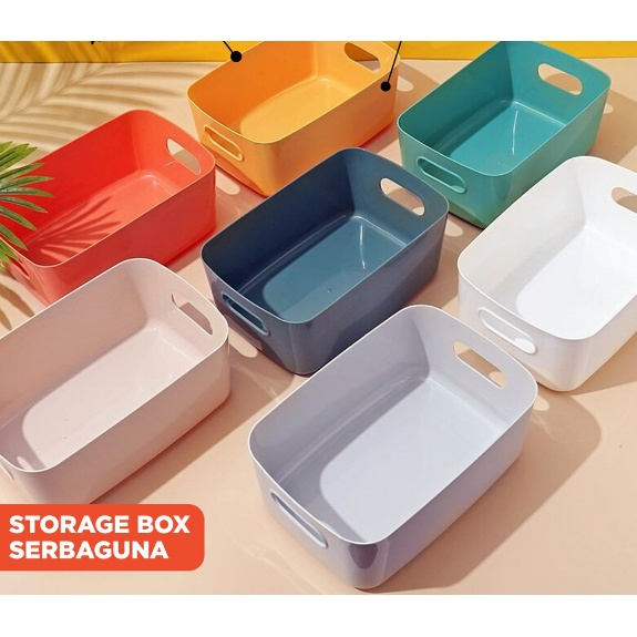 BOX STORAGE KOTAK PENYIMPANAN SERBAGUNA | BIN ORGANIZER MULTIFUNGSI | KERANJANG PENYIMPANAN SERBAGUNA