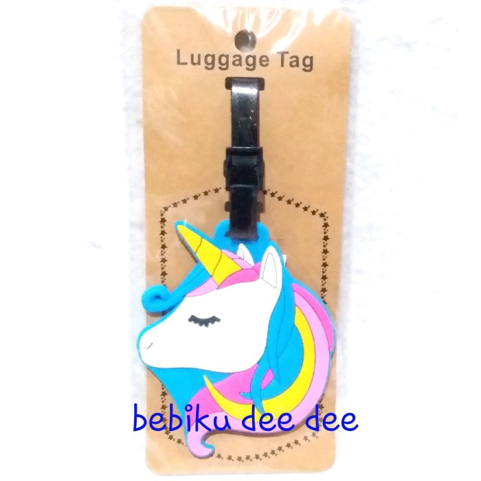 

Namecard Tag Koper/Luggage Bag Card Cartoon Unicorn