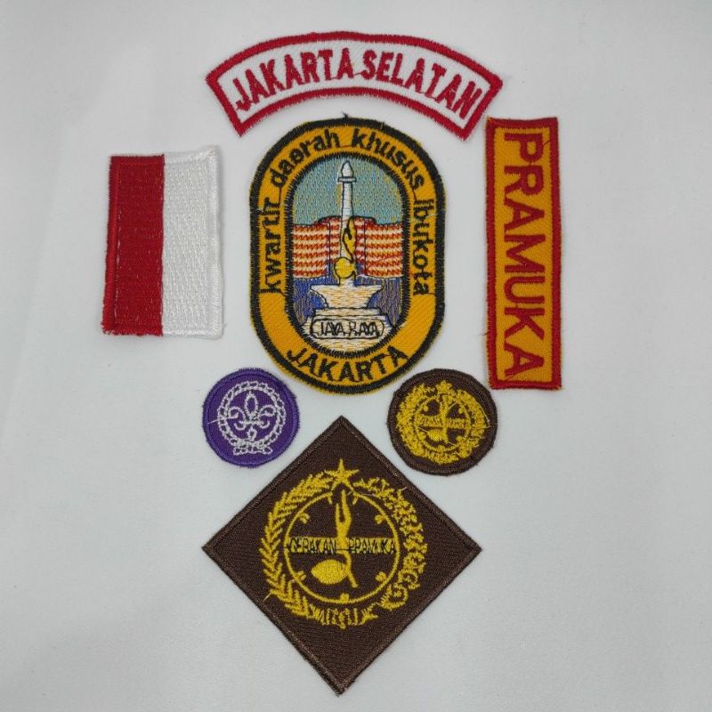 BET LOGO BORDIR PRAMUKA 1 SET JAKARTA ID