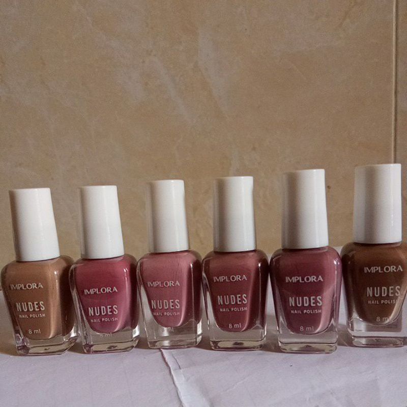 6pcs Implora Nail Polish 8ml