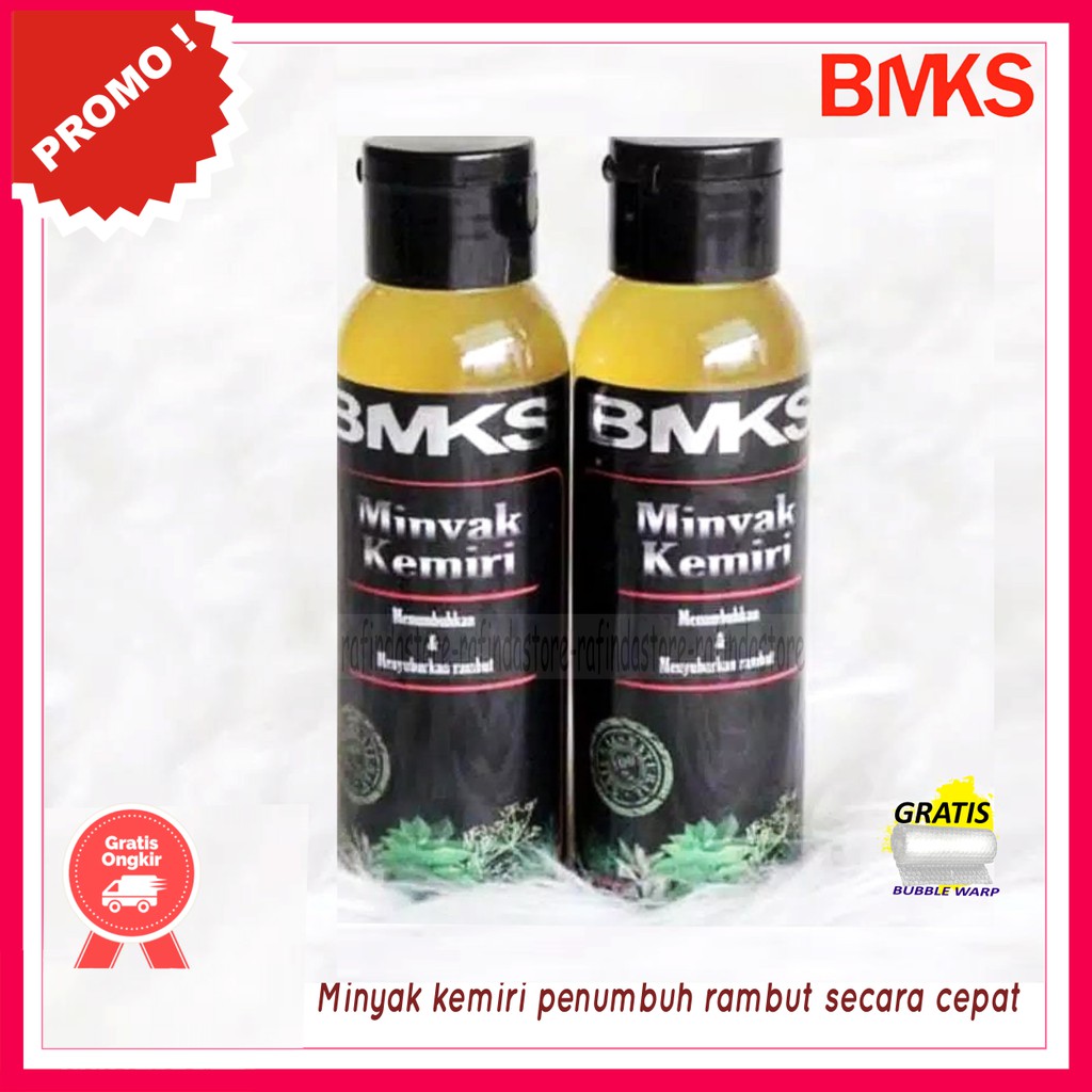 MINYAK KEMIRI BMKS 100ML ORIGINAL BPOM / BMKS MINYAK KEMIRI / MINYAK BMKS / MINYAK PENUMBUH RAMBUT /