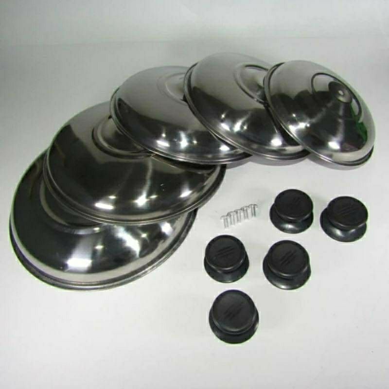 Panci Set Steamer Subron 12pcs Stainless Steel Murah