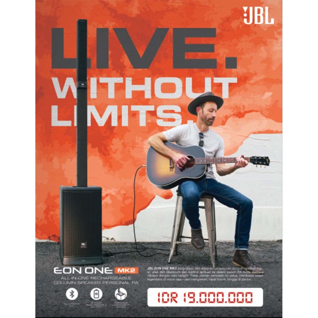 Speaker Aktif JBL EON ONE MK2 / EON ONE MK 2 / EON ONE MKII PA System Original