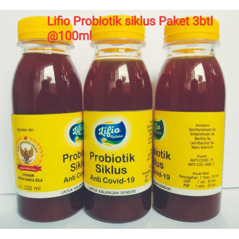 

Lifio Probiotik siklus Paket 3btl @100ml