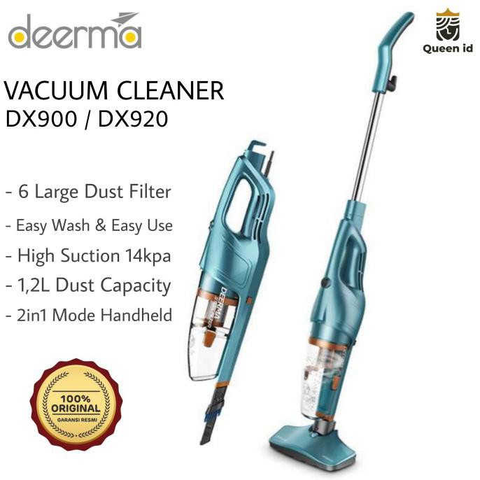 Xiaomi Deerma Vacuum Cleaner DX900 / DX920 Handheld Penyedot Debu 2in1 - DX900 HIJAU