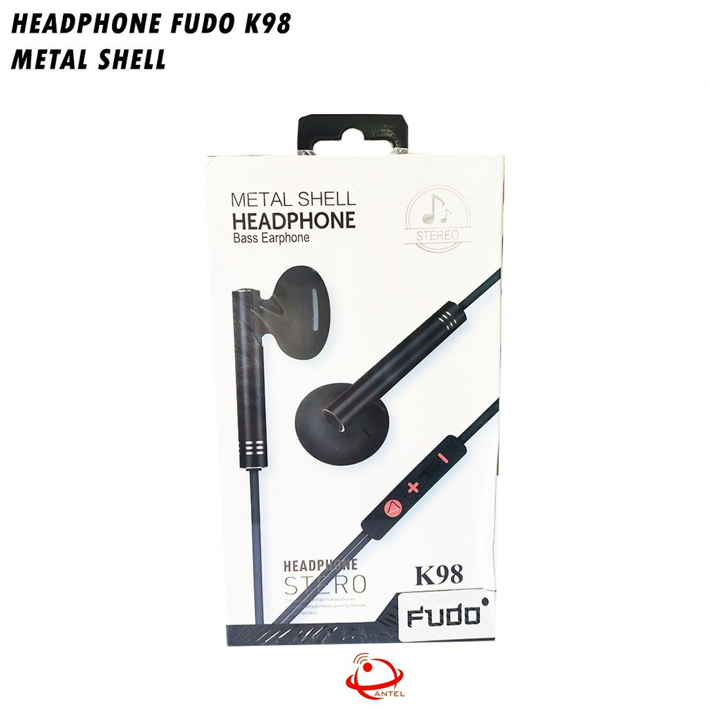 HANDSFREE / HEADSET FUDO K98 METAL SHELL BASS EARPHONE