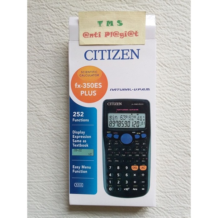 

Promo Kalkulator Ilmiah Scientific Citizen fx-350ES Multi Guna
