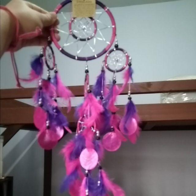 Dreamcatcher 11cm Sunpinkvioletbells Dream Catcher ( Hiasan Dinding )