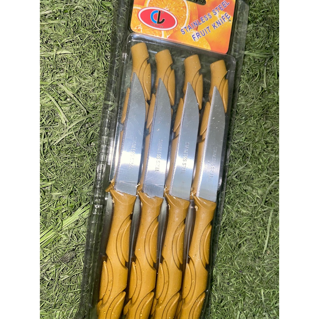 [GROSIR] PISAU BUAH STAINLESS STEEL 1 LUSIN 12 SET PCS 12PCS 12SET KUALITAS TERBAIK TAHAN KARAT