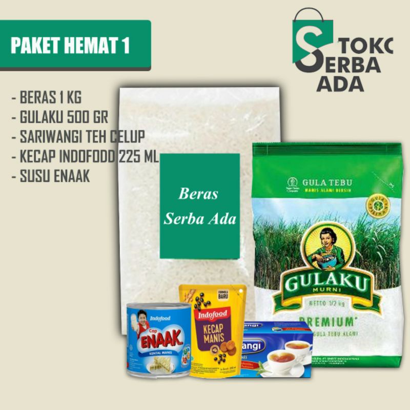 

PAKET SEMBAKO/PAKET HEMAT 1