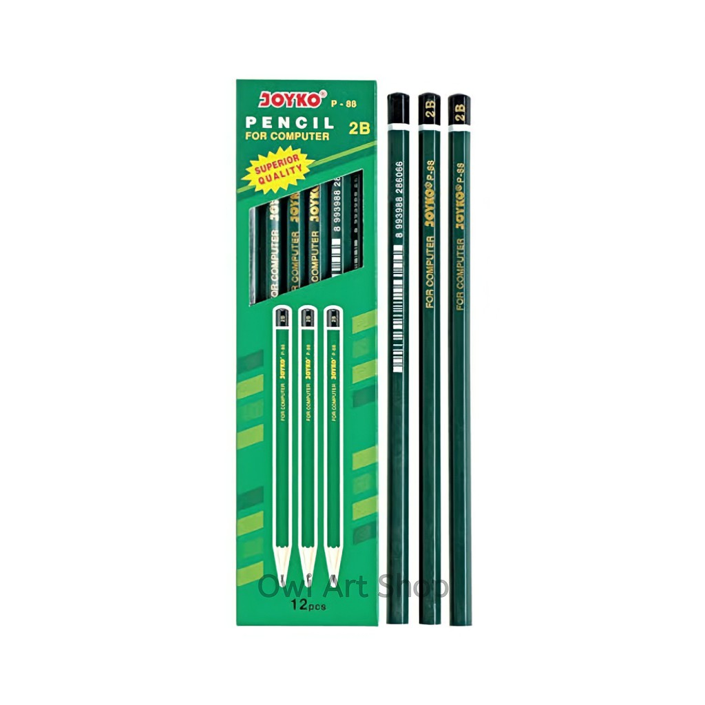 

Pensil Joyko 2B P-88 Pack 12 Pcs