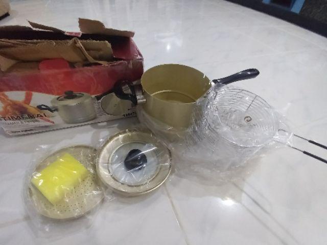 [maspion] Stimfrai, Steamer & Fryer Maspion 18cm