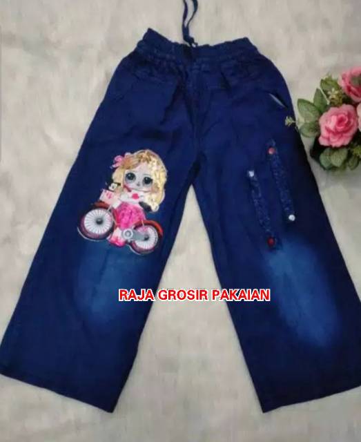 Kulot Anak Jeans LOL LED (Bisa menyala) Usia 3Thn-14Thn / Bisa Bayar Di Tempat (COD)