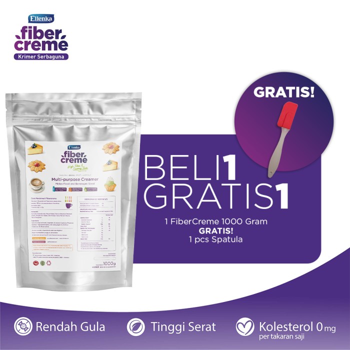 

H2J021 Fibercreme Foil Pack 1000Gr Gratis Spatula Hyh1Yjj