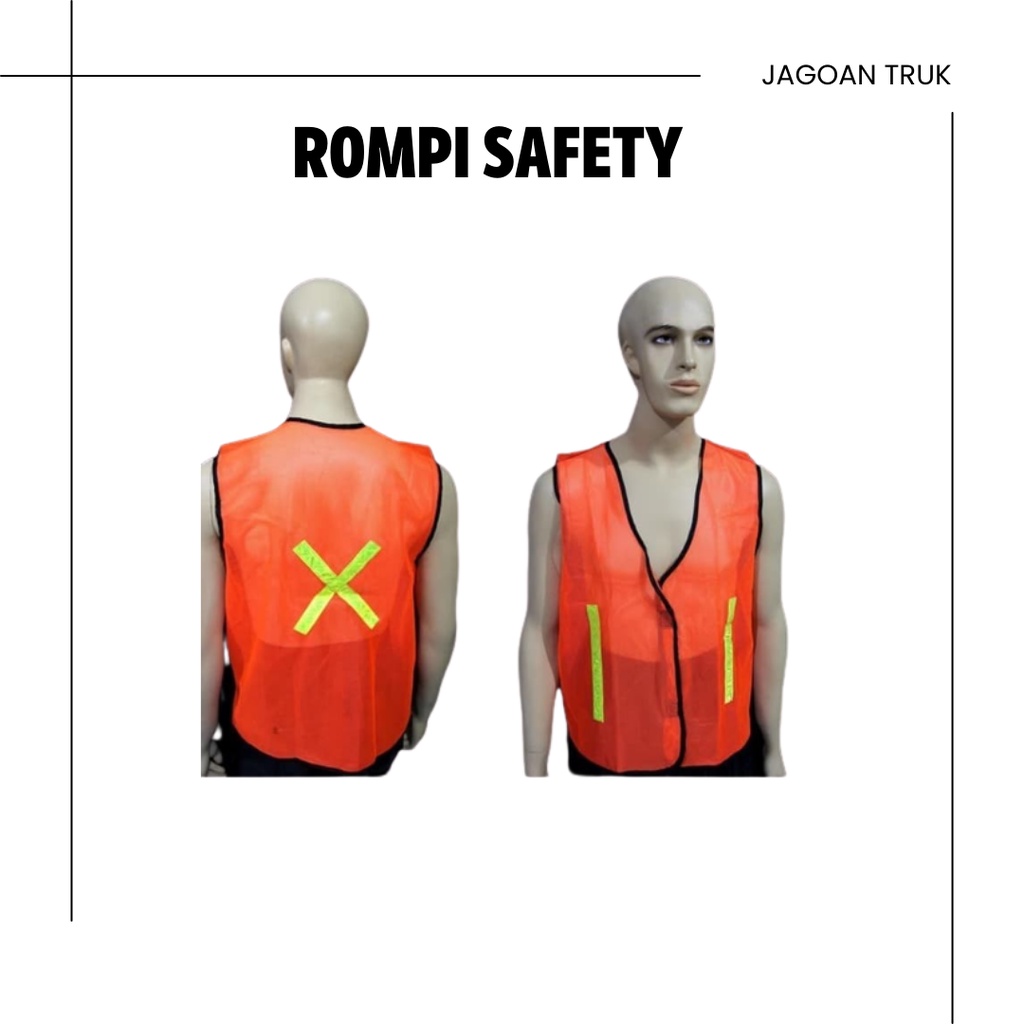 Rompi Safety Jaring  Safety Vest Jala Scotlite Polyester Proyek