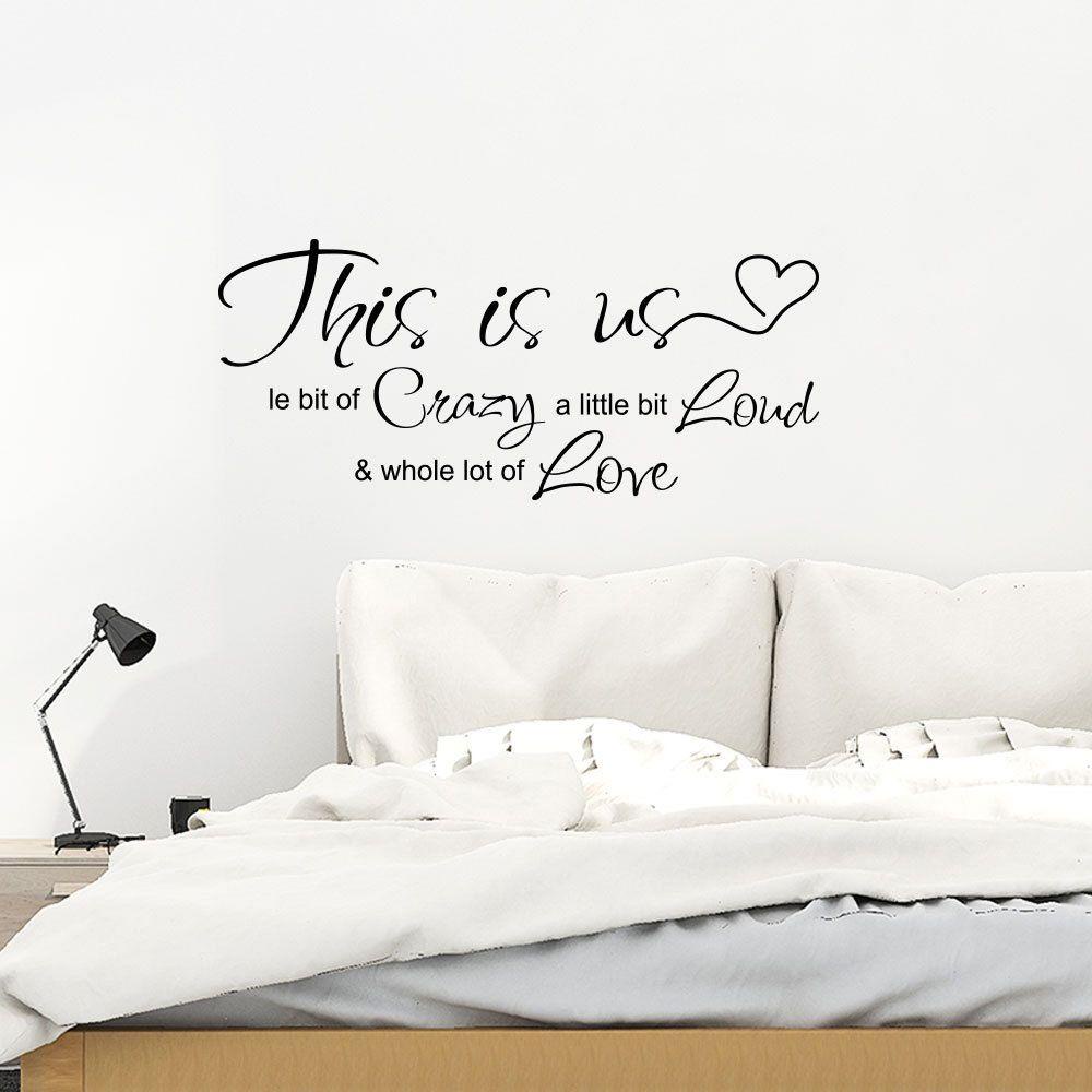 Populer This Is Us Art Vinyl Hiasan Kamar Tidur Hidup Kita Cerita Kita Rumah Kita