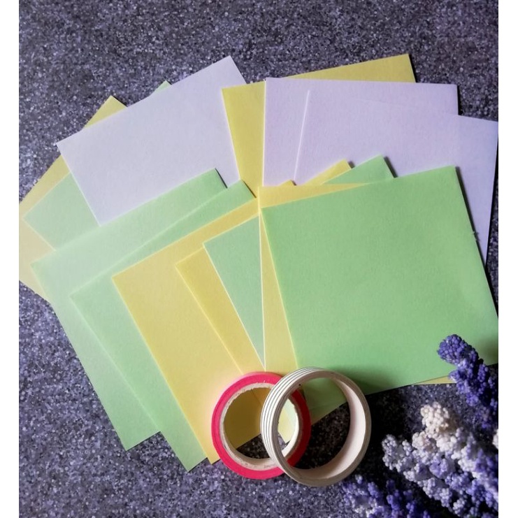 

Deli memo pastel tiga warna
