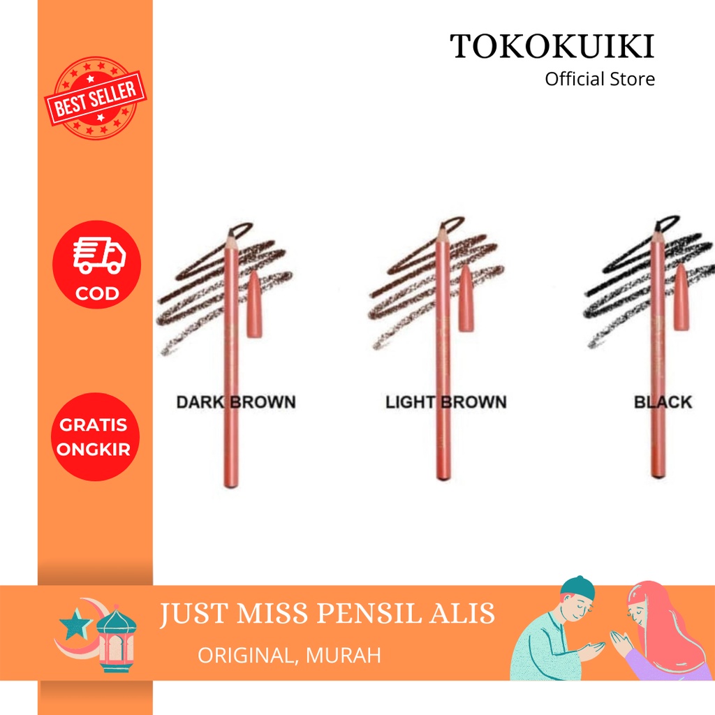 Pensil Alis Just Miss Orange (BPOM Resmi) / Justmiss eyebrow pencil 311